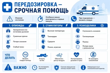 Помощь при передозировке в Пограничном