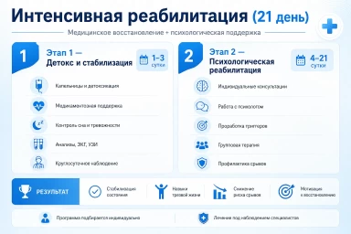 Реабилитация за 21 день в Пограничном